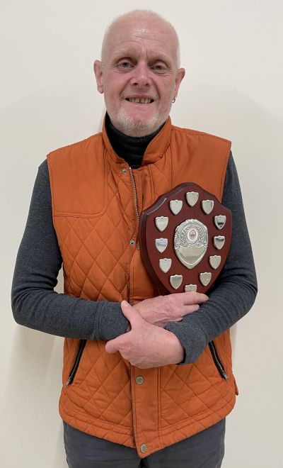 Jonathan McMillan winner of the Volunteer of the Year Award. 